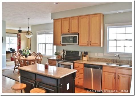 On line cabinets for quality and low prices. Comfort Gray Kitchen | Grey kitchen walls, Paint for ...