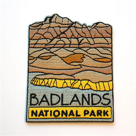 Official Badlands National Park Souvenir Patch South Dakota Etsy