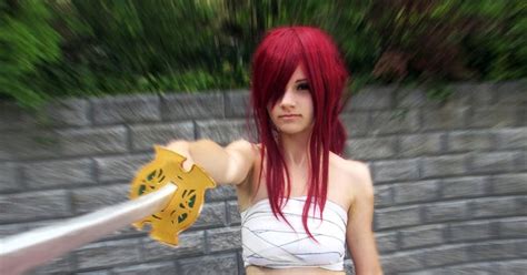 Anime Feet Cosplay O Ween Erza Scarlet Fairy Tail