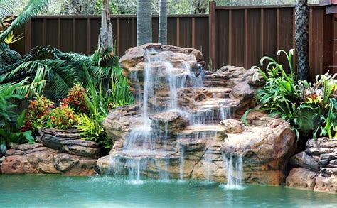 Serenity Pool Waterfalls Kits Waterfall Features And Fountains