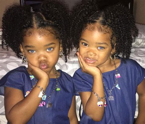 Admire The Pure Beauty Of The Colored Twins With Their Gorgeous Eyes