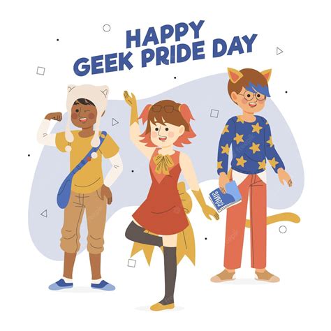 Concepto Del Día Del Orgullo Geek Vector Gratis