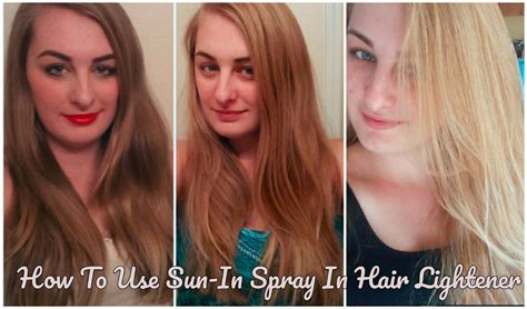 Mix lemon juice and regular baking soda with some of your shampoo until it appears creamy. How to Lighten Your Hair Using Sun-In Spray Hair Lightener ...