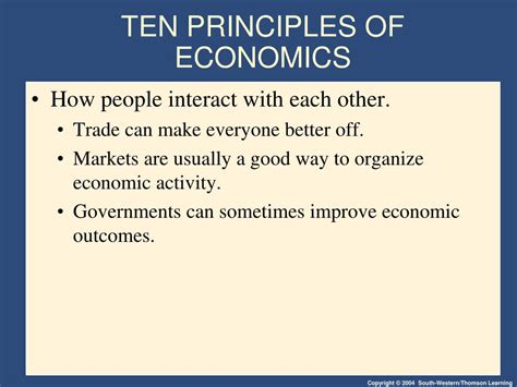 Ppt Ten Principles Of Economics Powerpoint Presentation Free