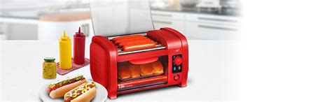 Elite Cuisine Ehd 051r Maxi Matic Hot Dog Toaster Oven