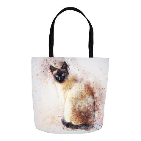 Siamese Cat Tote Bag Etsy