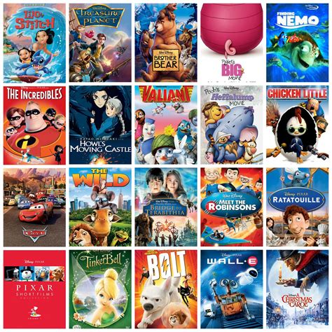 2002 2009 Disney Movies In Order Of Release Disney Collage Walt