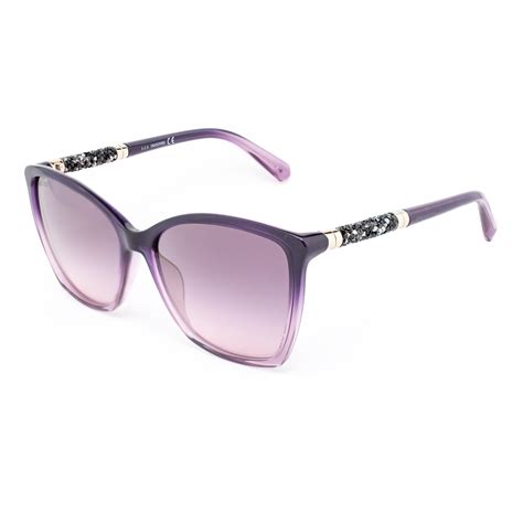 Swarovski Sunglasses Polarized Fashion Sun Glasses Swarovski Purple Women Sk 0148 81z