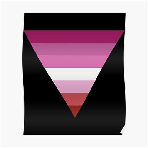 Lesbian Pride Relaxed Fit Poster For Sale By Hildendhmula Redbubble