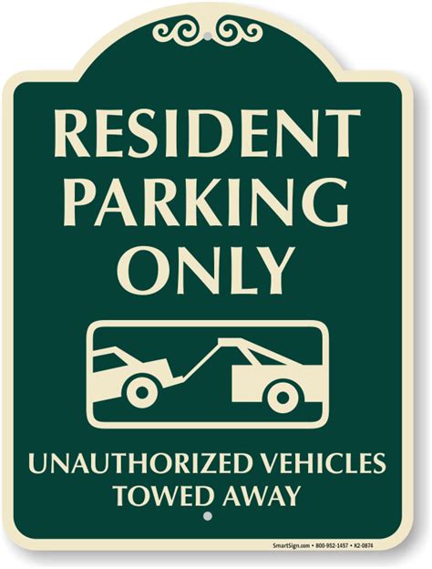 Resident Parking Signs Building Parking Signs Parking Signs