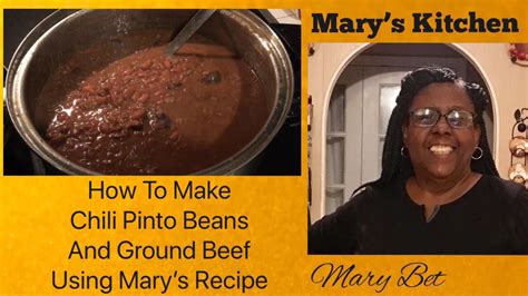 As long as you use lean ground beef, everything in this pressure cooker pinto bean and ground beef beef and sausage meatballs with tomato sauce. How to Make Chili Pinto Beans and Ground Beef Using Mary's ...