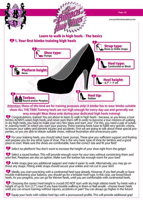 The Pba Guide To Bimbos And High Heels 8 Tutorial How To Learn And