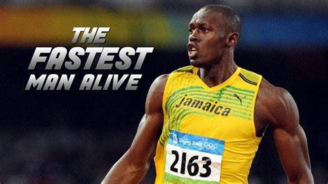 Fastest Man In The World Usain Bolt Motivation Tribute Youtube