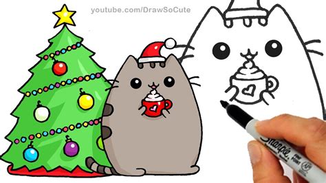 60 Cute Christmas Drawings For Your Holiday Cards And Decorations