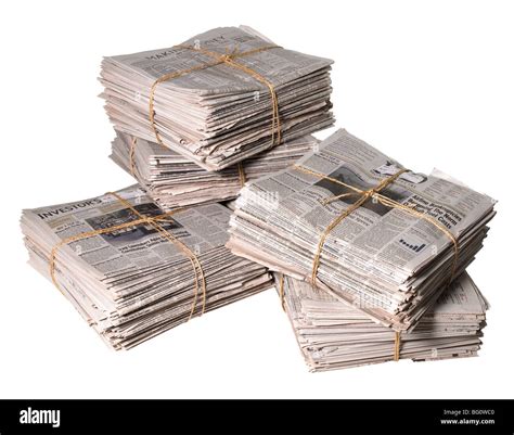 Tall Stack Of Newspapers