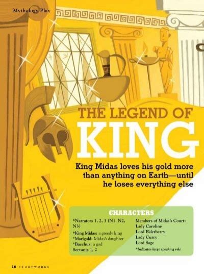 King Midas Loves His Gold More Than Anything Storyworks Scholastic