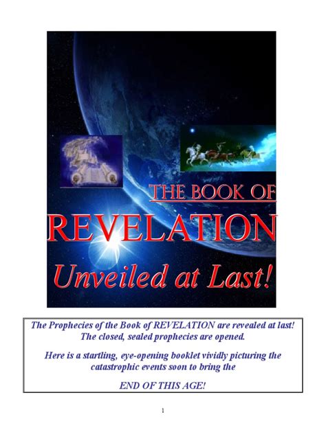 The Book Of Revelation Unveiled At Last Book Of Revelation