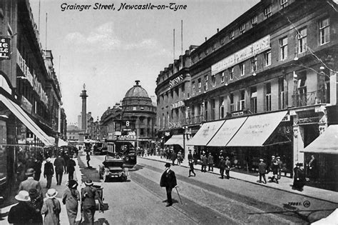 Newcastles Grainger Street In 1914 How Does The Location Look Today