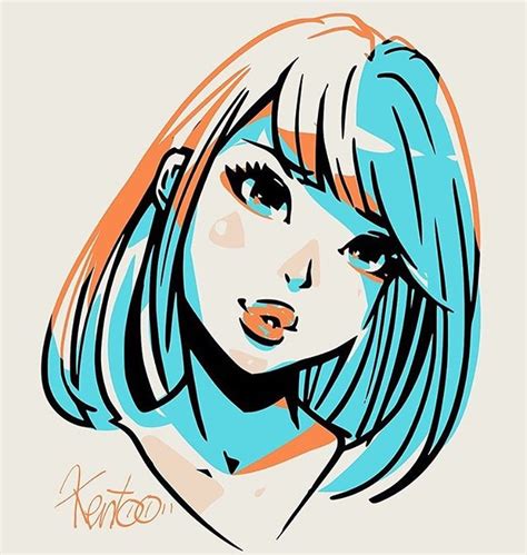 Kentookotaro Kita в Instagram Pic Illustration Pop Kentoo Girl