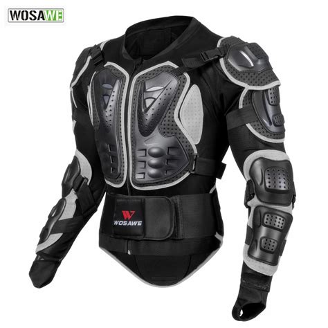 Wosawe Motorcycle Armor Jacket Body Protection Motorcycle Turtle Racing Moto Cross Back Support