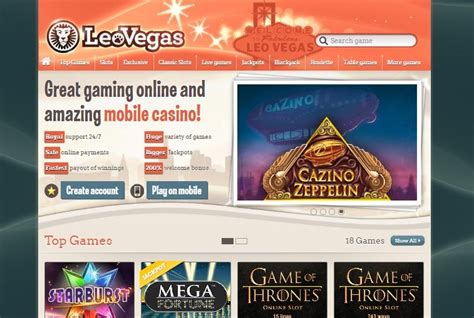 Check spelling or type a new query. LeoVegas Casino Review - Get 250 FreeSpins & £1500 Bonus ...