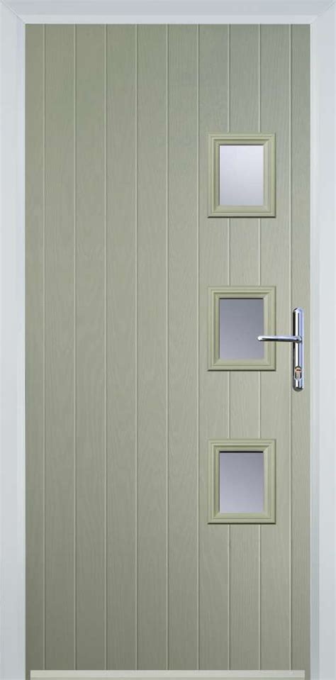 Contemporary Pebble Grey Composite Doors Global Door