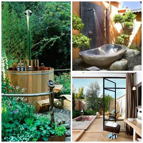 Open Air Bathroom In The Embrace Of A Garden Gardening Better
