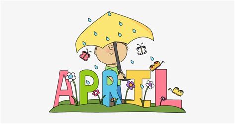 Month Of April Rain Months Of The Year April Transparent Png