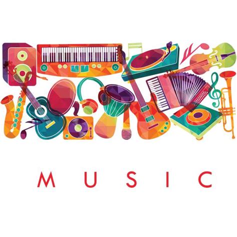 Best Musical Instrument Illustrations Royalty Free Vector Graphics
