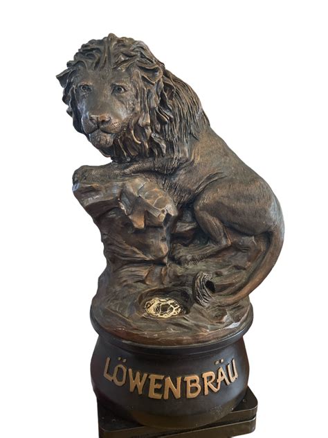Vintage Lowenbrau Lion Sculpture Advertisement Display Ebay