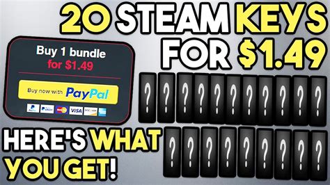 Steam Keys For Here S What You Get Youtube