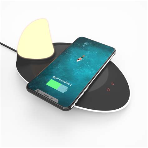 Ampulla bedside wireless charging lamp #9. Wireless Charger Lamp with Touch Control Button | Bedside reading lamps, Bedside lamp, Wireless ...