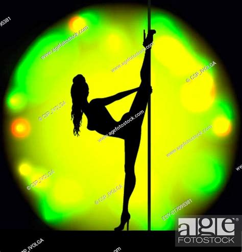 Striptease Girl Silhouette Stock Vector Vector And Low Budget Royalty Free Image Pic Esy