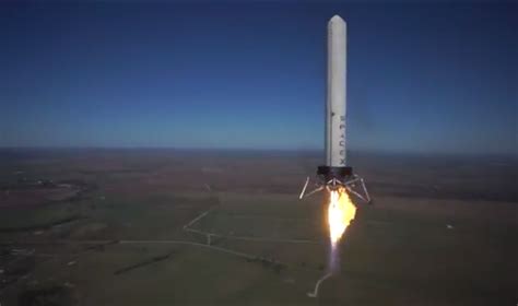 Spacexs Grasshopper Reusable Rocket Prototype Space