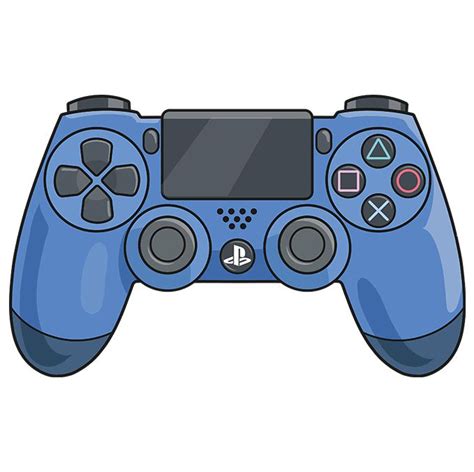 How To Draw A Ps4 Controller Really Easy Drawing Tutorial Easy