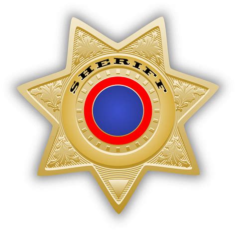 Sheriffs Badge Template Photo Prop Free Printable Papercraft Templates