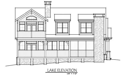 Small Lake Cottage Floor Plan Max Fulbright Designs Cottage Floor