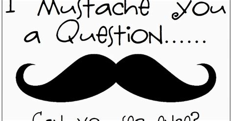 Speech With Sharon I Mustache You A Questioncan You Sequence