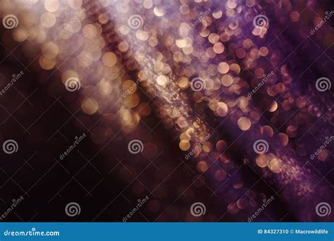 Glitter And Glow Soft Multi Colored Bokeh Shining Dark Abstract