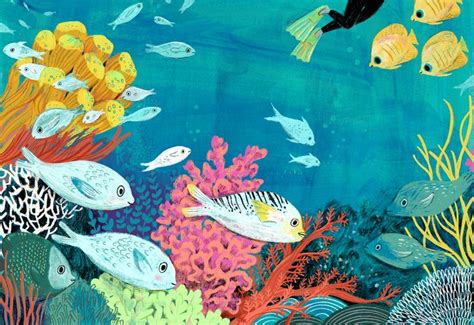 Scbwi Illustrator Detail Sea Illustration Illustration Picture Books Illustration