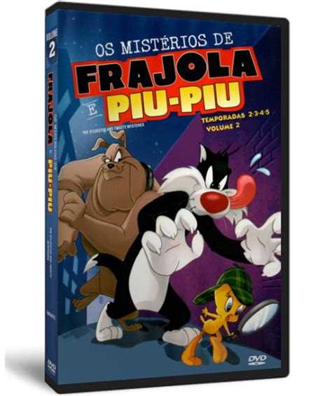 Dvd Os Mistérios De Piu Piu E Frajola 1ª À 5ª T Completo