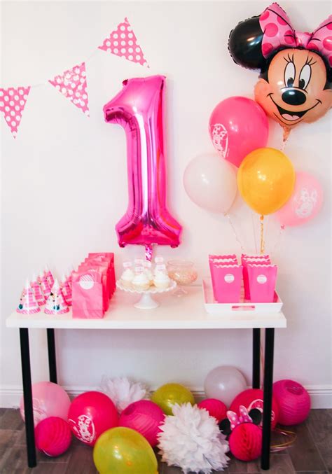 Minnie Mouse First Birthday Party Celebration Stylist Popular Party