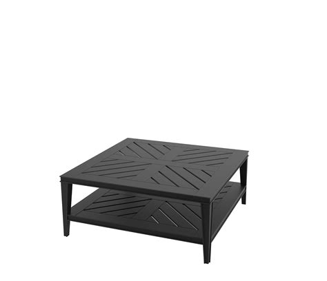 Bell Rive Black Outdoor Square Coffee Table Shop Now