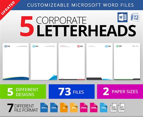 25 Professional Modern Letterhead Templates Graficznie