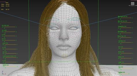 3d Model Fully Rigged Female Character Vr Ar Low Poly Cgtrader