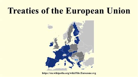 Treaties Of The European Union Youtube