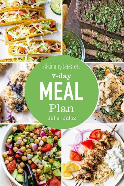 A Free 7 Day Flexible Weight Loss Meal Plan Including Breakfast Lunch