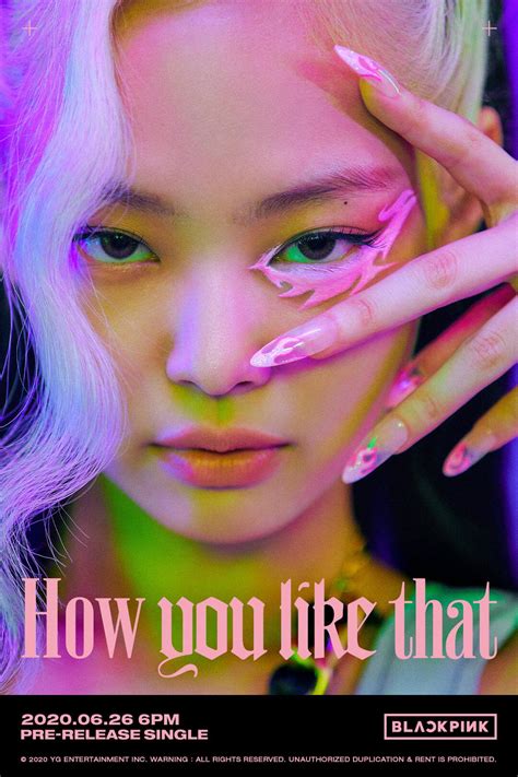 Jennie was still injured as you can see but she did that. 200620 BLACKPINK - 'How You Like That' (JENNIE Image ...