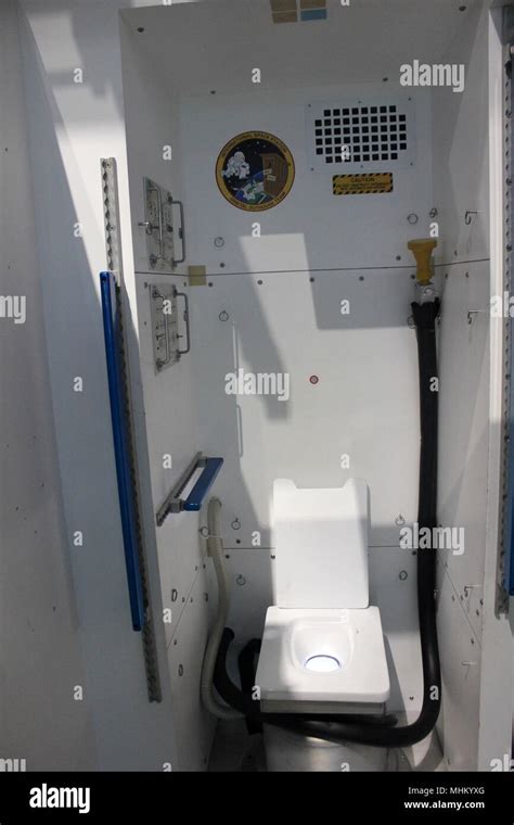 Space Toilet Astronaut Toilet In Space Interior Spaceship Lavatory