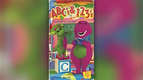 Barneys Abcs And 123s 1999 2000 Vhs Youtube
